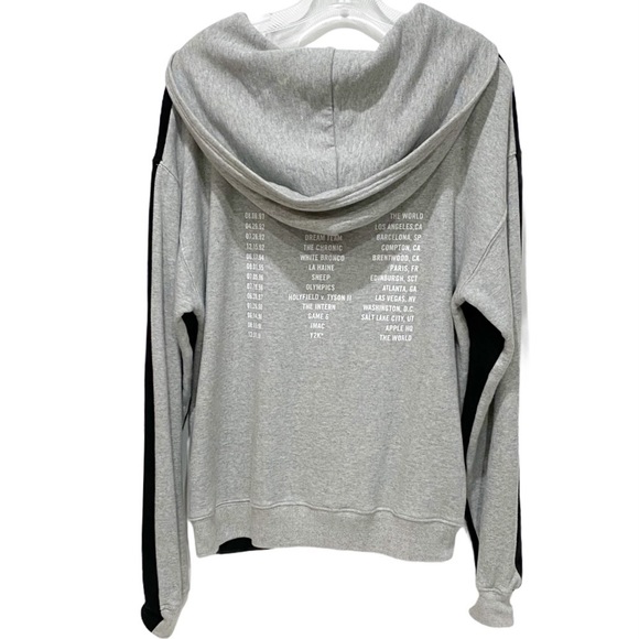 R + A 90’s Logo Block Colour Hoodie Black Grey Mens Size XS $690 - Picture 8 of 12